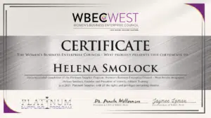 WBEC West award